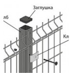Панель евроограждения 3D оцинкованная Панель евроограждения 3D оцинкованная